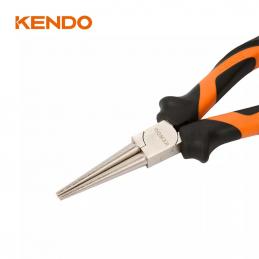 KENDO-10601-คีมปากแหลมหางหนู-หุ้มยาง-160mm-6นิ้ว
